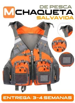 Chaqueta de Pesca Salvavidas