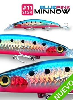 Minnow Black Pink 11cm - 21gr.