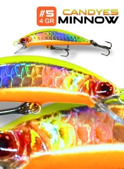 Minnow Bagre Dorado 8cm  - 12gr.