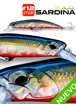 Minnow Sardina Blue/Silver 12cm - 27gr.